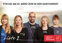 Kandidierende der SP Zürich 1+2